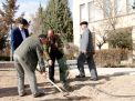 گزارش تصویری از آئیین درختکاری و تقدیر ازهمکاران فضای سبز دانشگاه